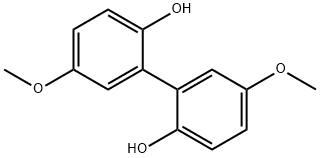 [1,1'-Biphenyl]-2,2'-diol, 5,5'-dimethoxy- Structure