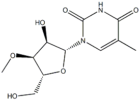 3'-O-Methyl-5-methyluridine Structure