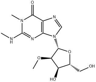N1,N2-Dimethyl-2'-O-methylguanosine 구조식 이미지
