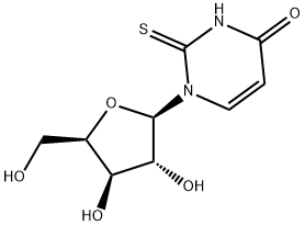 1-(beta-D-Xylofuranosyl)-2-thiouracil 구조식 이미지