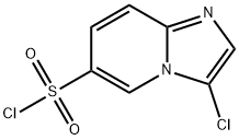 3-chloroimidazo[1,2-a]pyridine-6-sulfonyl chloride Structure