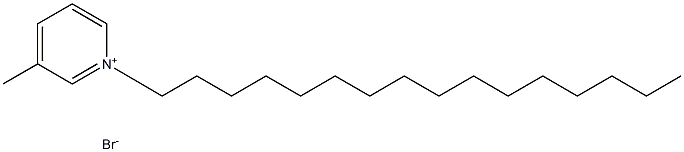 Pyridinium,1-hexadecyl-3-methyl-,bromide Structure