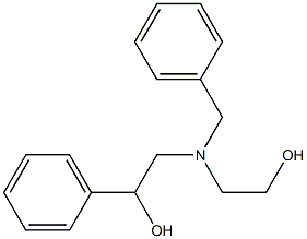 2-[benzyl(2-hydroxyethyl)amino]-1-phenylethanol Structure