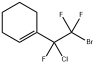 1-(2-BROMO-1-클로로트리플루오로에틸)사이클로헥센 구조식 이미지