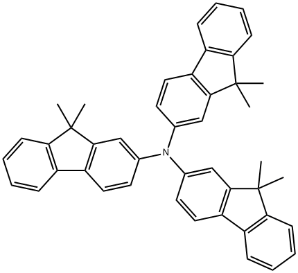 N,N-bis(9,9-dimethyl-9H-fluoren-2-yl)-9,9-dimethyl-9H-Fluoren-2-amine 구조식 이미지