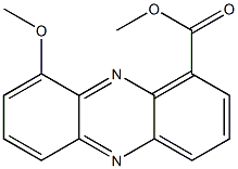 methyl 9-methoxy-1-phenazinecarboxylate Structure