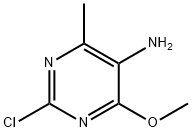 5-Pyrimidinamine, 2-chloro-4-methoxy-6-methyl- Structure