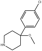 4-(4-chlorophenyl)-4-methoxypiperidine Structure
