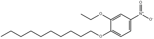 3-Ethoxy 4-n-decyloxy -nitrobenzene 구조식 이미지