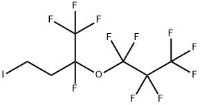 4-Iodo-2-heptafluoropropoxy-1,1,1,2-tetrafluorobutane Structure