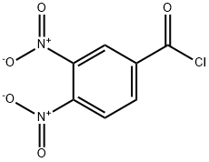 Benzoyl chloride, 3,4-dinitro- Structure