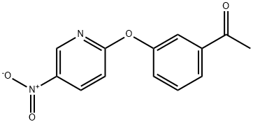1-(3-(5-니트로피리딘-2-일옥시)페닐)에타논 구조식 이미지