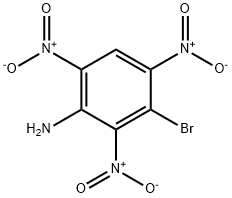 Benzenamine, 3-bromo-2,4,6-trinitro- Structure