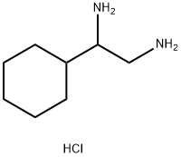 1-Cyclohexyl-1,2-ethanediamine 2HCl 구조식 이미지