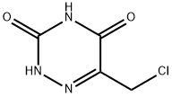 6-(chloromethyl)-2,3,4,5-tetrahydro-1,2,4-triazine-3,5-dione Structure