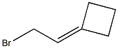 (2-bromoethylidene)cyclobutane Structure