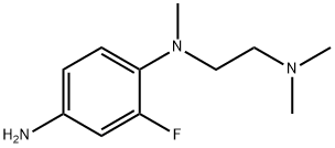 1,4-Benzenediamine, N1-[2-(dimethylamino)ethyl]-2-fluoro-N1-methyl- Structure
