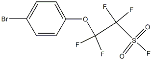 4-Bromophenoxytetrafluoroethanesulphonyl fluoride Structure