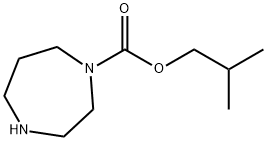 2-methylpropyl 1,4-diazepane-1-carboxylate Structure