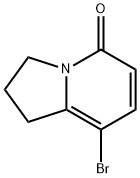 8-bromo-2,3-dihydro-1H-indolizin-5-one Structure