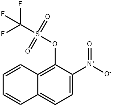 trifluoromethanesulfonic acid 2-nitronaphthalen-1-yl ester 구조식 이미지