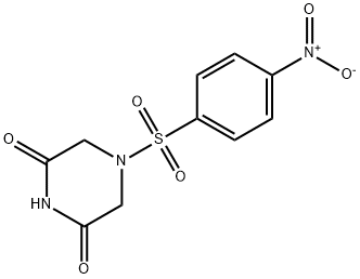 4-[(4-nitrophenyl)sulfonyl]piperazine-2,6-dione Structure