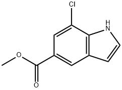 methyl 7-chloro-1H-indole-5-carboxylate Structure