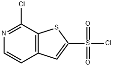 7-Chlorothieno[2,3-c]pyridine-2-sulfonic acid chloride Structure