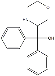Morpholin-3-yldiphenylmethanol 구조식 이미지