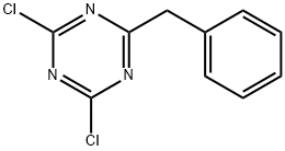 2-Benzyl-4,6-dichloro-1,3,5-triazine Structure