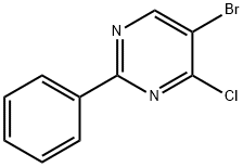 4-Chloro-5-bromo-2-phenylpyrimidine 구조식 이미지