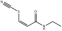 Thiocyanic acid, ester with N-ethyl-3-mercaptoacrylamide, (Z)- (8CI) 구조식 이미지