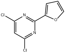 4,6-Dichloro-2-(2-furyl)pyrimidine Structure