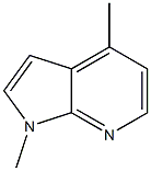 1,4-dimethyl-1H-pyrrolo[2,3-b]pyridine Structure