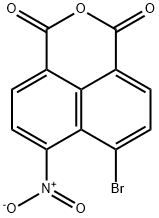 4-bromo-5-nitro-1,8-naphthalene dicarboxylic acid anhydride 구조식 이미지