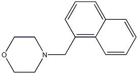 4-(NAPHTHALEN-1-YLMETHYL)MORPHOLINE 구조식 이미지