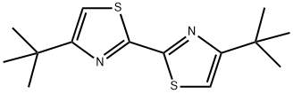 4,4'-Di(tert-butyl)-2,2'-bithiazole 구조식 이미지