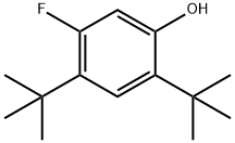 Phenol, 2,4-bis(1,1-dimethylethyl)-5-fluoro- Structure