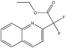 Ethyl 2,2-difluoro-2-(quinolin-2-yl)acetate 구조식 이미지