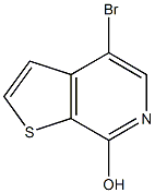 4-bromothieno[2,3-c]pyridin-7-ol 구조식 이미지