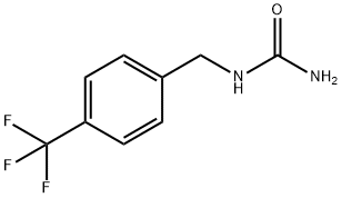 Urea, N-[[4-(trifluoromethyl)phenyl]methyl]- Structure