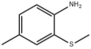 Benzenamine, 4-methyl-2-(methylthio)- 구조식 이미지