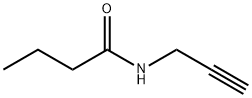 Butanamide, N-2-propyn-1-yl- Structure