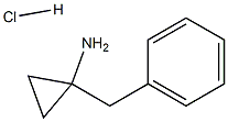 1-Benzylcyclopropan-1-amine hydrochloride 구조식 이미지