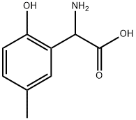 2-AMINO-2-(2-HYDROXY-5-METHYLPHENYL)ACETIC ACID Structure