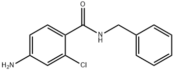 4-amino-N-benzyl-2-chlorobenzamide 구조식 이미지