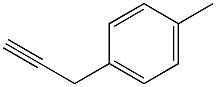 3-(4-tolyl)-1-propyne 구조식 이미지