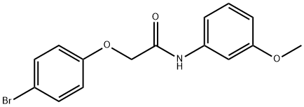 2-(4-bromophenoxy)-N-(3-methoxyphenyl)acetamide Structure