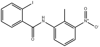 2-iodo-N-(2-methyl-3-nitrophenyl)benzamide 구조식 이미지