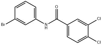 N-(3-bromophenyl)-3,4-dichlorobenzamide 구조식 이미지
